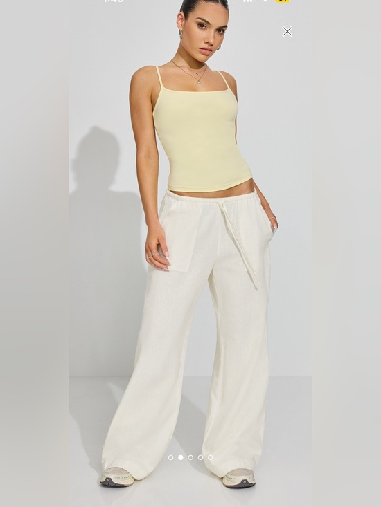 Garage Pants - Garage Millie Linen Blend Pull-on Pants